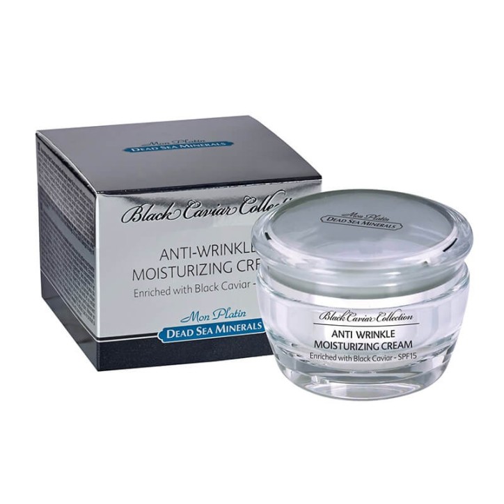 Anti-wrinkle moisturizing cream SPF 15 black caviar Care & Beauty Line