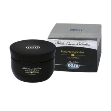 Скраб-сорбет для тела с макадамией и витаминами, черная икра