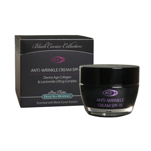 Anti-wrinkle cream derma-age plus SPF-15 black caviar Care & Beauty Line