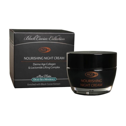 Nourishing night cream derma-age black caviar Care & Beauty Line