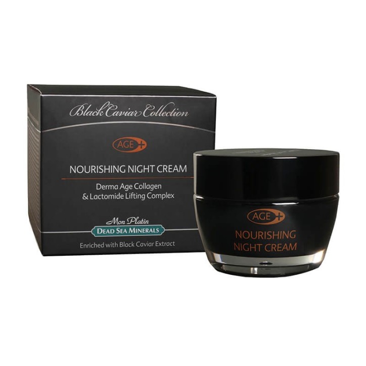 Nourishing night cream derma-age black caviar Care & Beauty Line