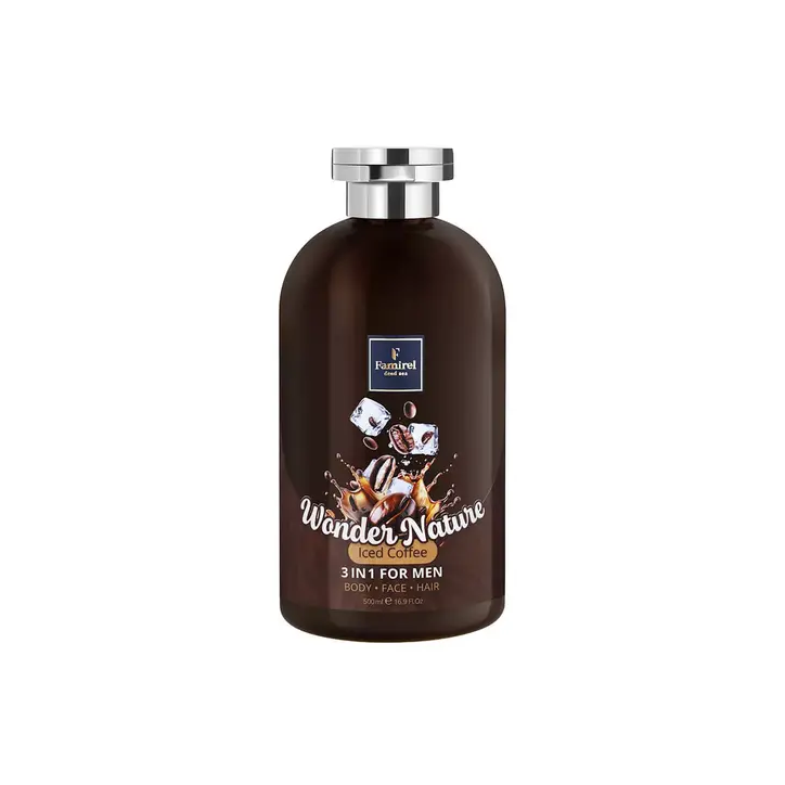 3-in-1 For Men Body, Face&Hair Wonder Nature Iced Coffee Famirel