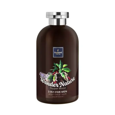 3-in-1 For Men Body, Face&Hair Wonder Nature Pepper Wood