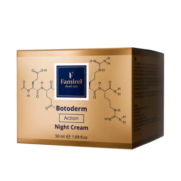 Активный ночной крем Botoderm против морщин Famirel