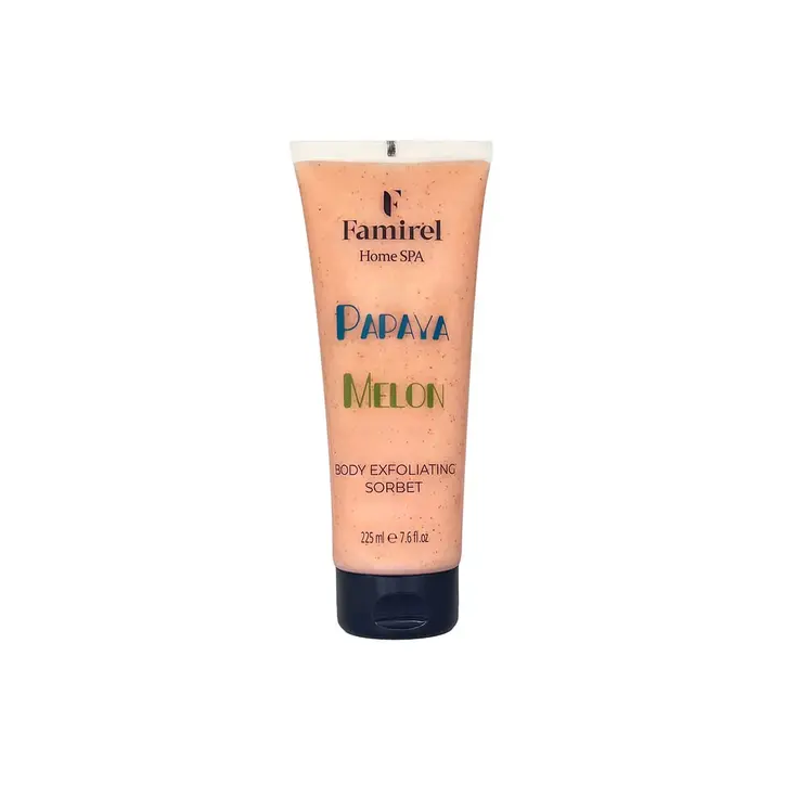 Body Exfoliation Sorbet Home Spa Papaya&Melon Famirel