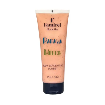 Body Exfoliation Sorbet Home Spa Papaya&Melon Famirel