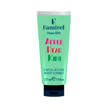 Body Exfoliation Sorbet Home Spa Apple, Pear&Kiwi Famirel
