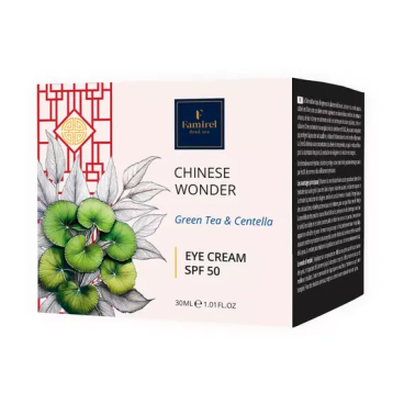 Chinese Wonder Крем для глаз с зелёным чаем и центеллой SPF 50
