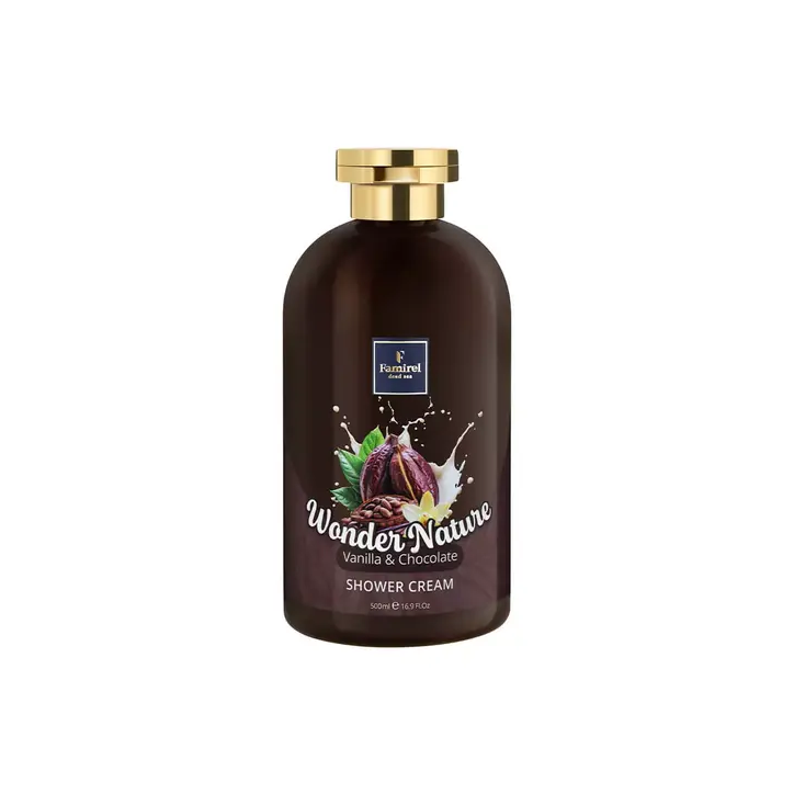 Крем-гель для душа Wonder Nature «Ваниль и шоколад» Famirel
