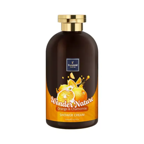Крем-гель для душа Wonder Nature «Апельсин и ромашка» Famirel
