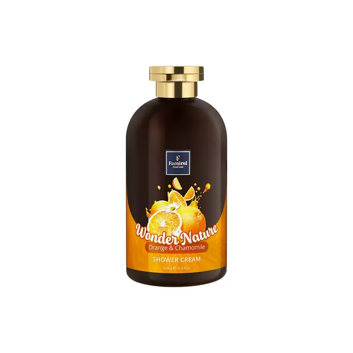 Крем-гель для душа Wonder Nature «Апельсин и ромашка» Famirel