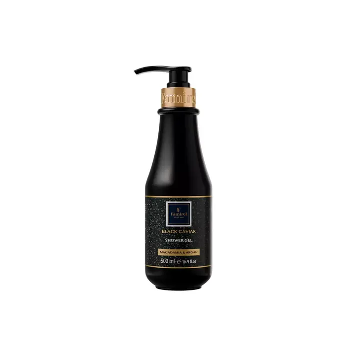 Shower Gel Black Caviar Macadamia&Argan Famirel