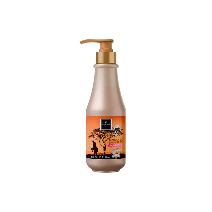 Гель для душа с марулой и магнолией Famirel