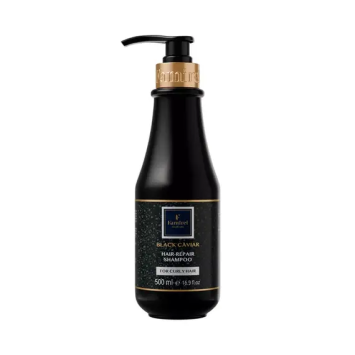 Shampoo Black Caviar Curly Hair Repair Famirel