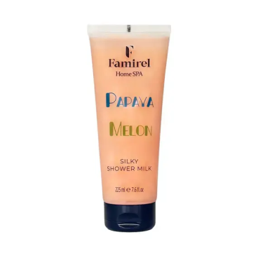 Silky Shower Milk Home Spa Papaya&Melon Famirel