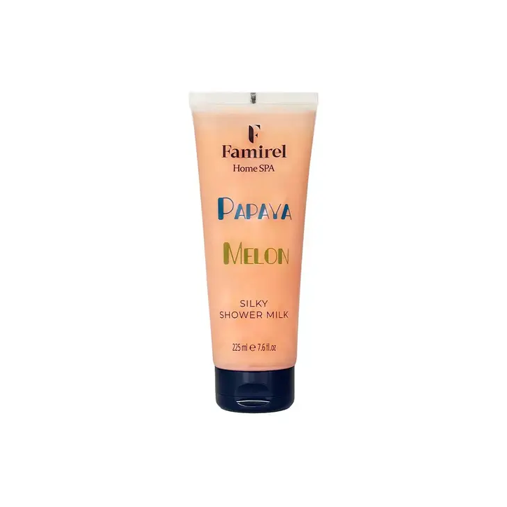 Silky Shower Milk Home Spa Papaya&Melon Famirel