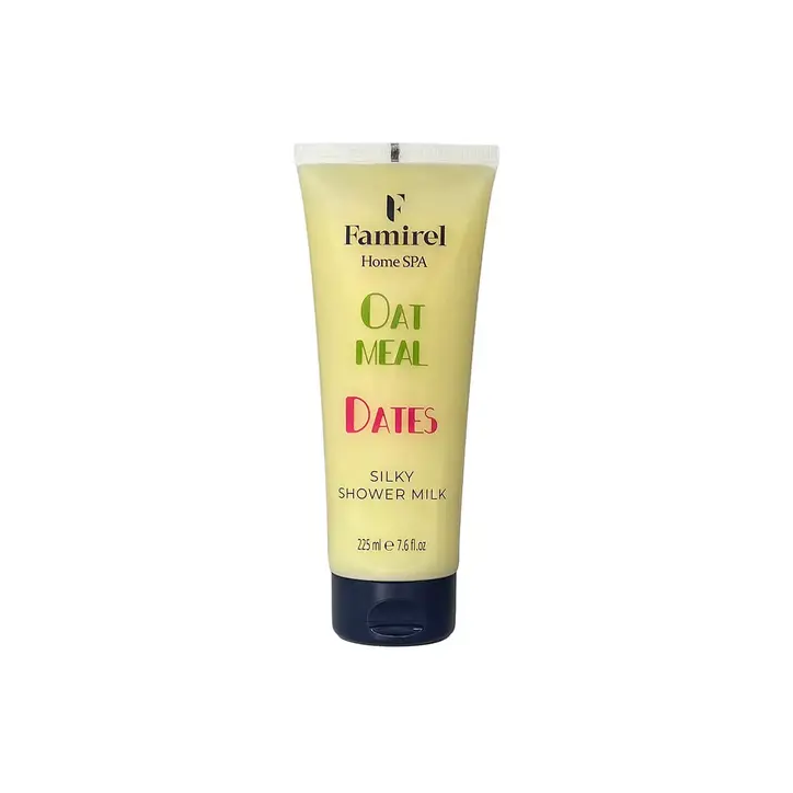 Silky Shower Milk Home Spa Oatmeal&Dates Famirel