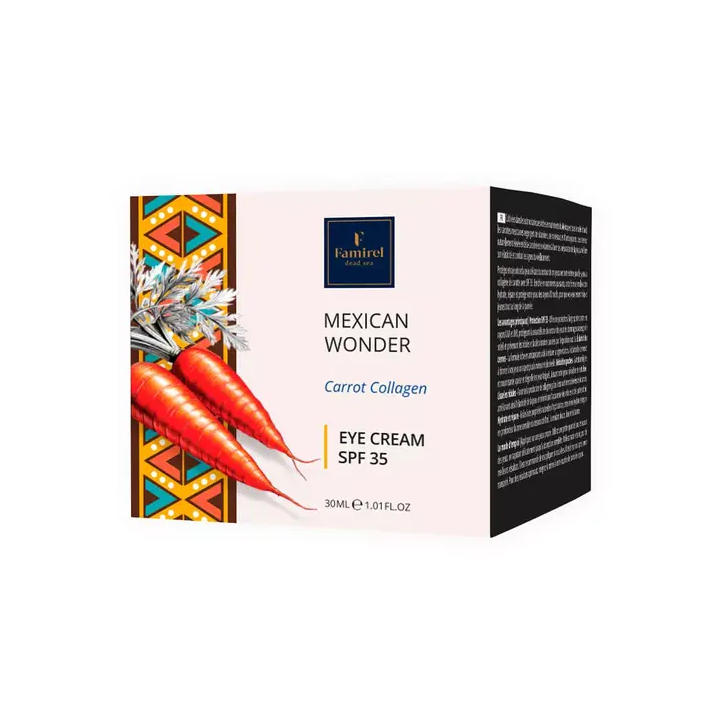 Mexican Wonder: крем для глаз с морковью и коллагеном SPF 35 Famirel
