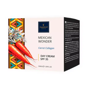 Mexican Wonder: дневной крем с морковью и коллагеном SPF 35 Famirel