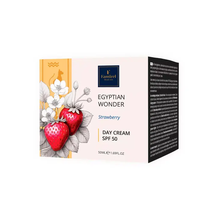 Egyptian Wonder Дневной крем с клубникой SPF 50 Famirel