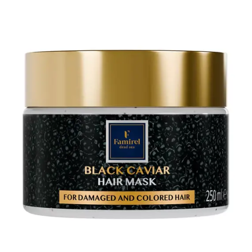 Hair Mask Black Caviar Damaged&Colored Hair Care Famirel