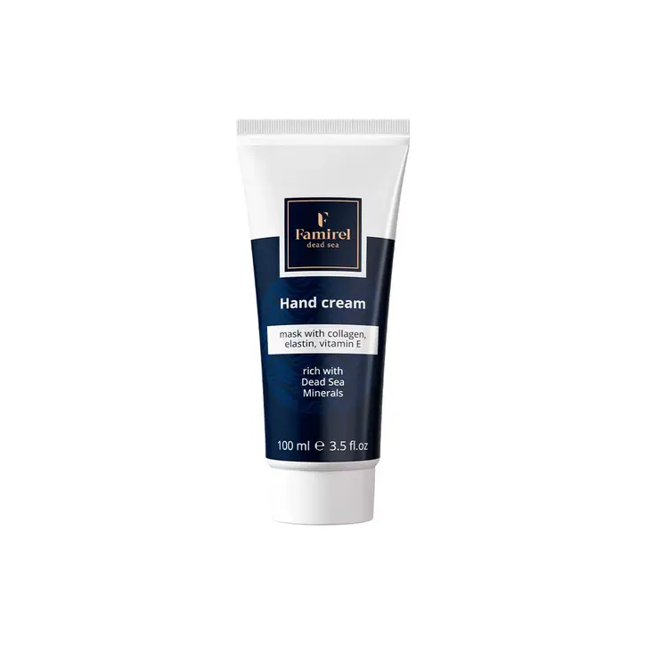 Hand Cream Mask with Collagen&Elastin, Vitamin E and Dead Sea Minerals Famirel