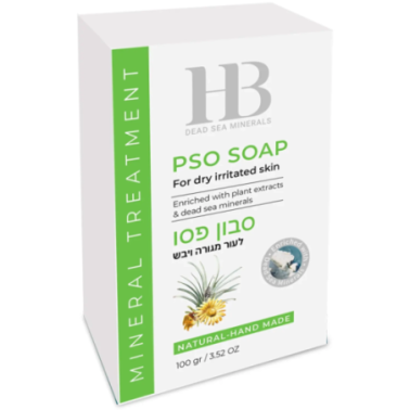 Care and healing soap enriched with minerals from the Dead Sea