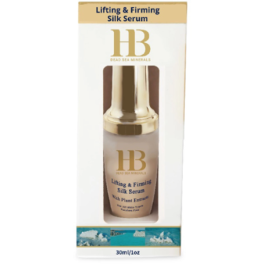 Firming and lifting face serum with silk based on Dead Sea minerals