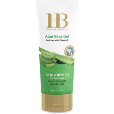 Gel with aloe and vitamin E for body care with Dead Sea minerals