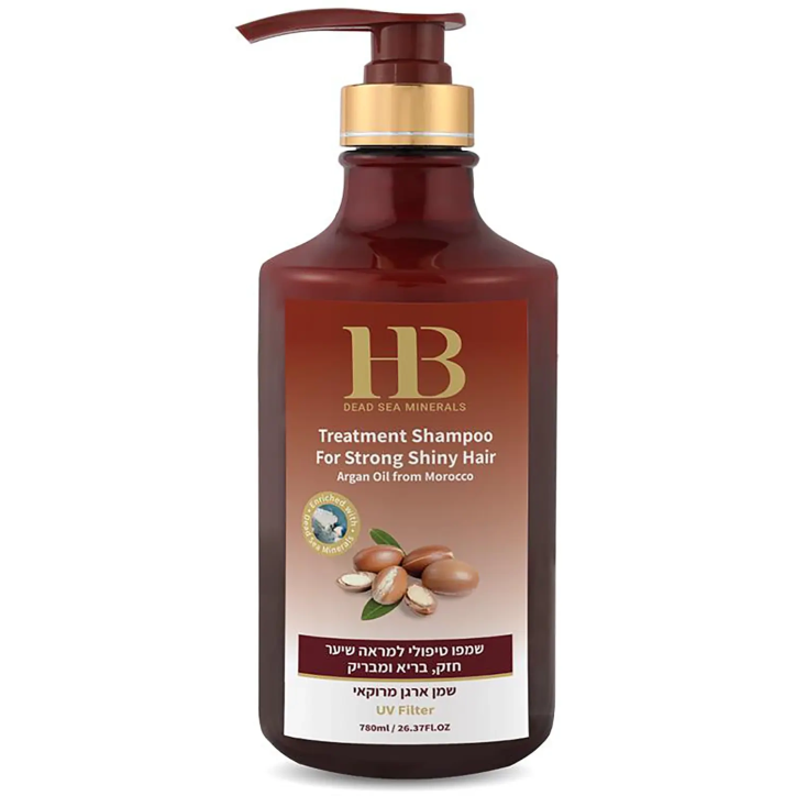 Hair care shampoo with argan oil and Dead Sea minerals Health & Beauty