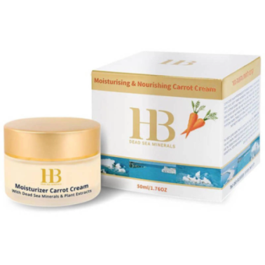 Moisturizing Nourishing Carrot Cream based on minerals from the Dead Sea