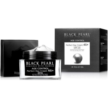 Дневной крем для лица 45+ с SPF 25 Black Pearl Sea of Spa