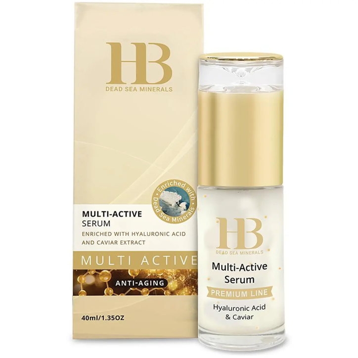 Multiactive serum with hyaluronic acid and caviar 40 ml based on Dead Sea minerals Health & Beauty