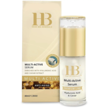 Multiactive serum with hyaluronic acid and caviar 40 ml based on Dead Sea minerals Health & Beauty
