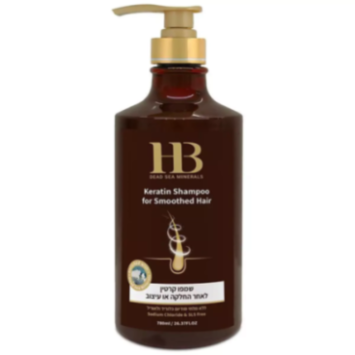 Regenerative keratin shampoo for damaged hair with minerals from the Dead Sea Health & Beauty