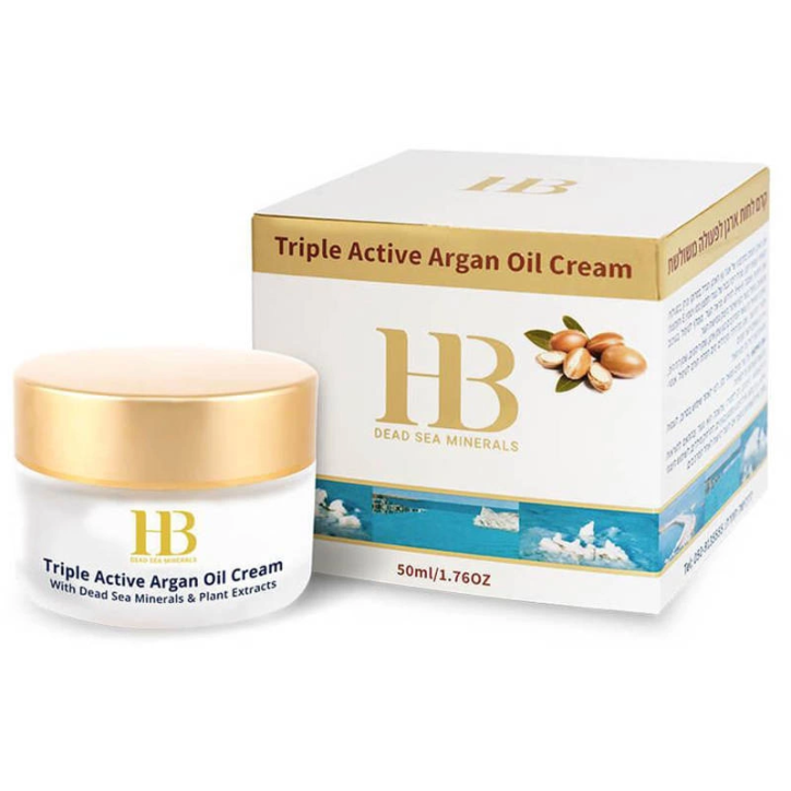 Крем с аргановым маслом Triple Active с минералами Мёртвого моря Health & Beauty