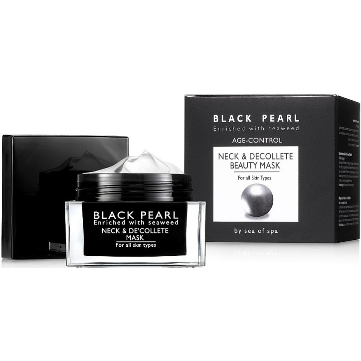 Маска для шеи и зоны декольте Black Pearl Sea of Spa
