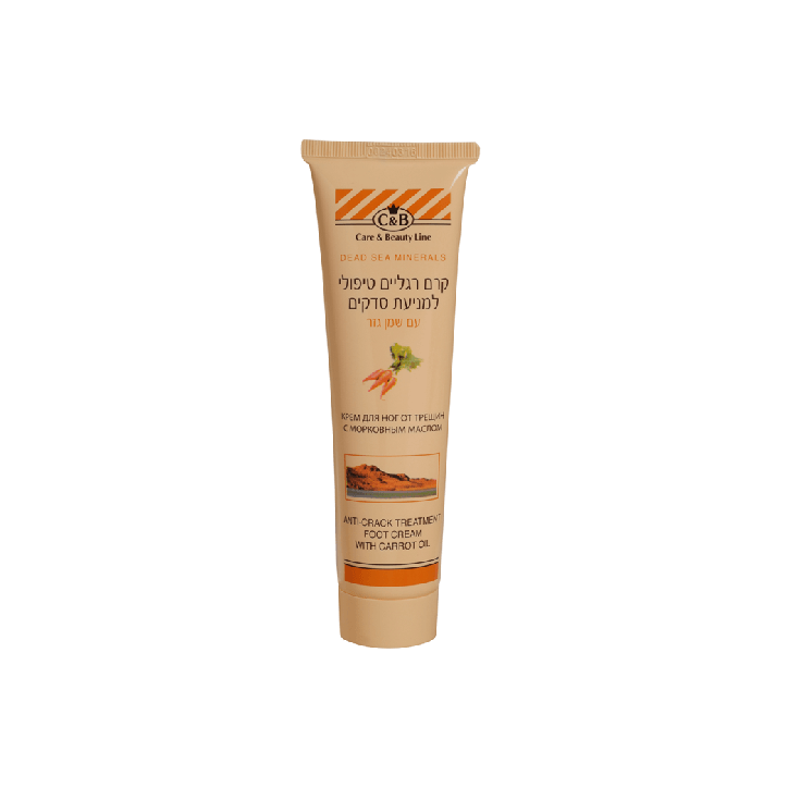 Крем для ухода за трещинами на пятках с маслом моркови Care & Beauty Line